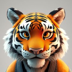 호랑이띠 일러스트